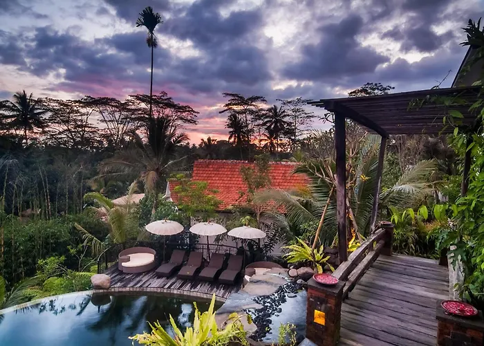 リゾート Sebatu Sanctuary Eco-resort テガララン